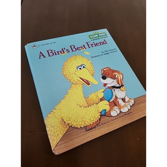 80s Vintage 1986 A Bird's Best Friend Sesame Street A Growing-Up Book Children's - Picture 7 of 7